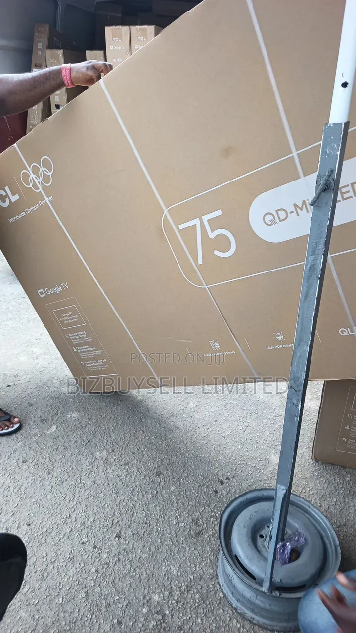 75" Inches TCL QD Mini Led Google Television Set.