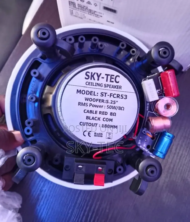 Sky-Tec 50watts Passive Flameless Big Magnet Ceiling Speaker