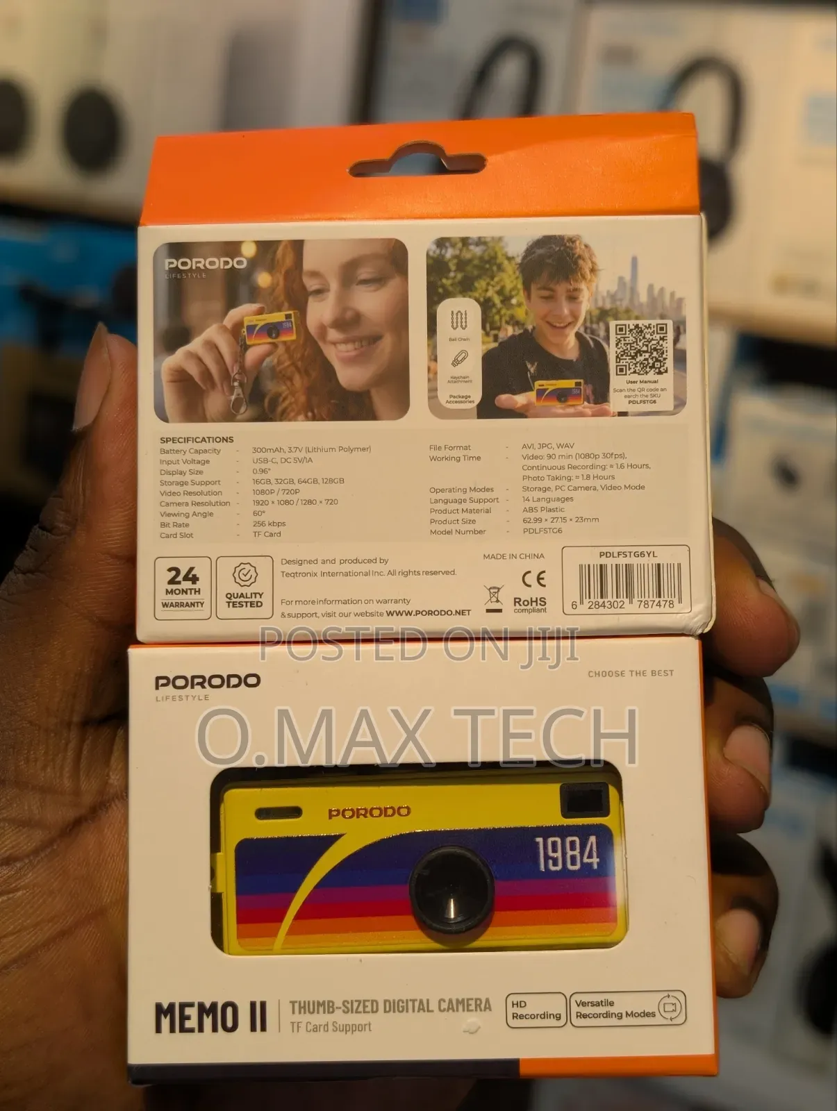 Porodo Lifestyle Memo II Pocket-Sized Digital Camera