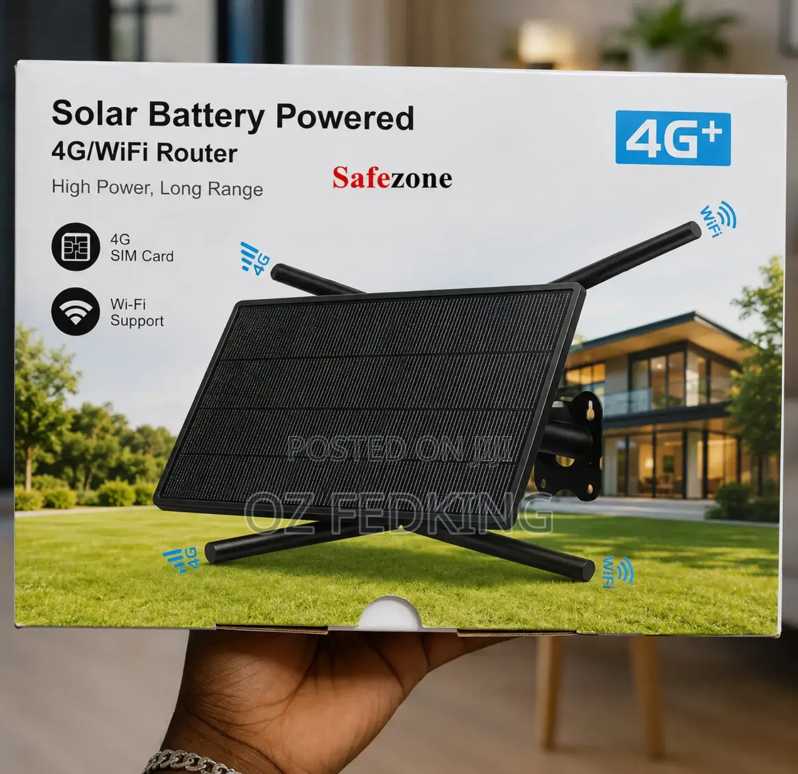 4g Battery Powered Universal Solar Wifi Router
