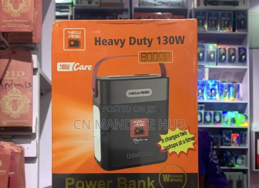 Heavy Duty (A.I. Power) 80000mAh Laptop Level Power Bank
