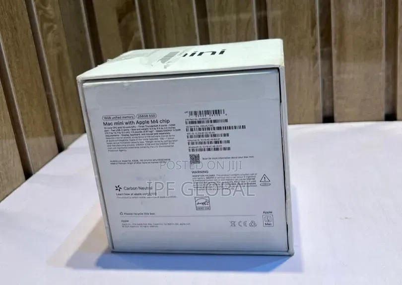 New Desktop Computer Apple Mac Mini M4 16GB Apple M4 SSD 256GB