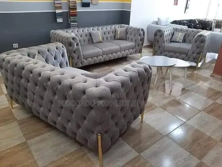 Original Fabric Material Set of Chairs