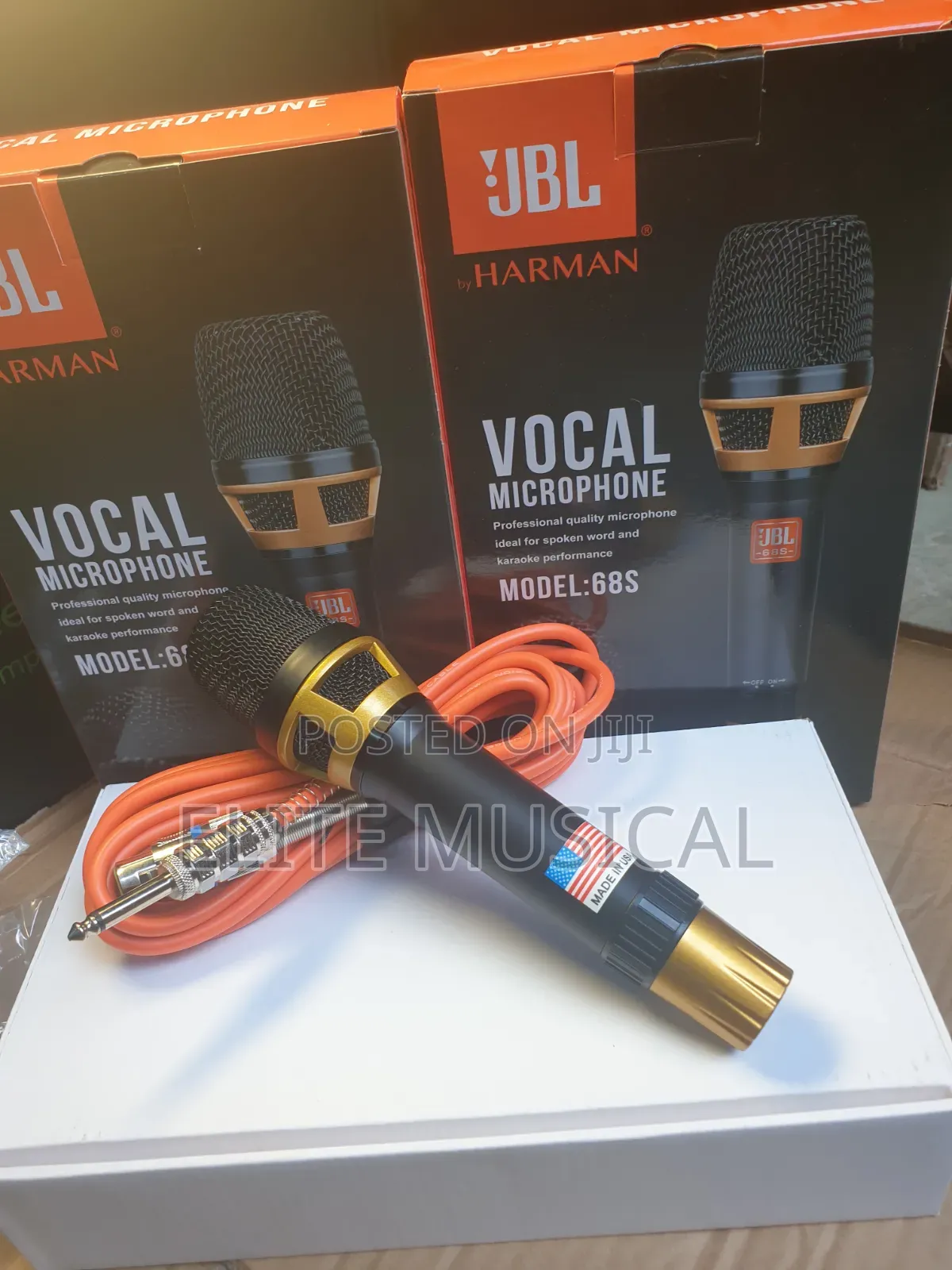 JBL 68s Harman Vocal Microphone Professional Quality