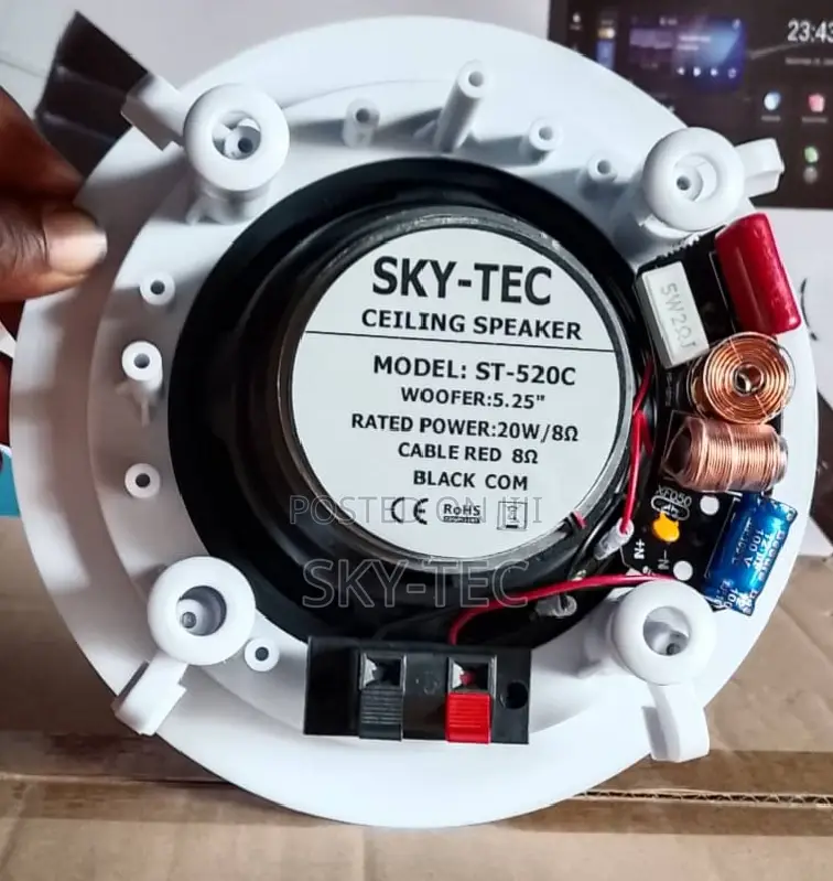 Sky-Tec 20watts Passive Woofer 5.25inches Big Magnet Ceiling Speaker