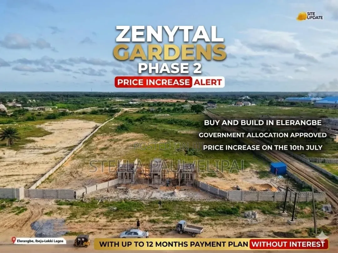 Government ACofO Land for Salein Elerangbe, Lagos | Zenytal Gardens II