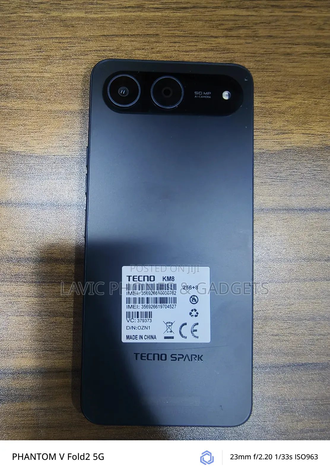 New Tecno Spark 50 5G 256 GB Black