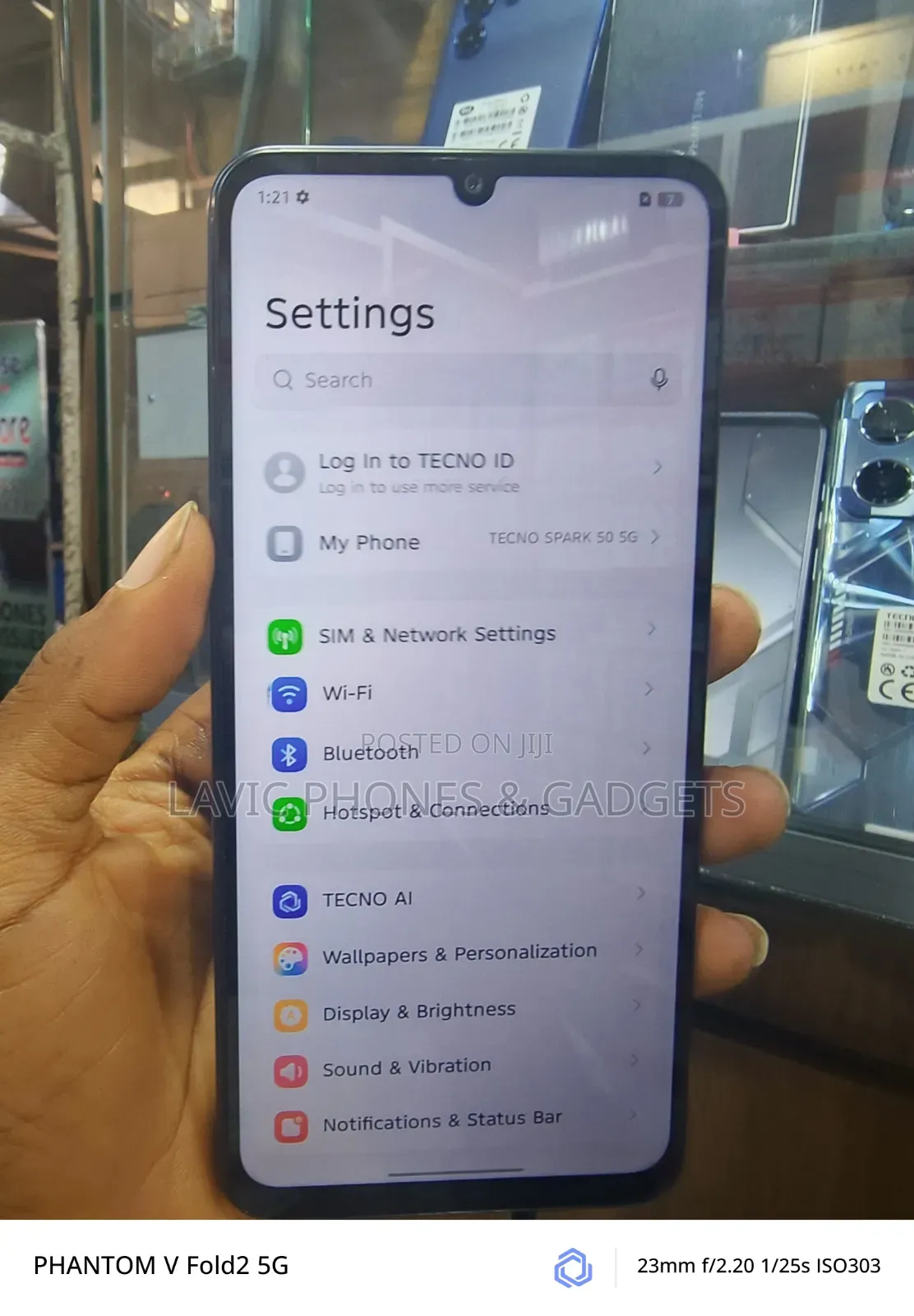 New Tecno Spark 50 5G 256 GB Black