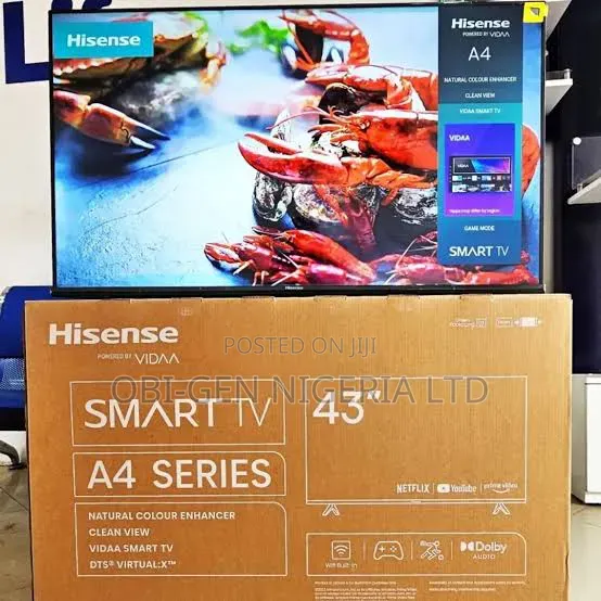 Original Hisense Smart TV 43" Inches Set