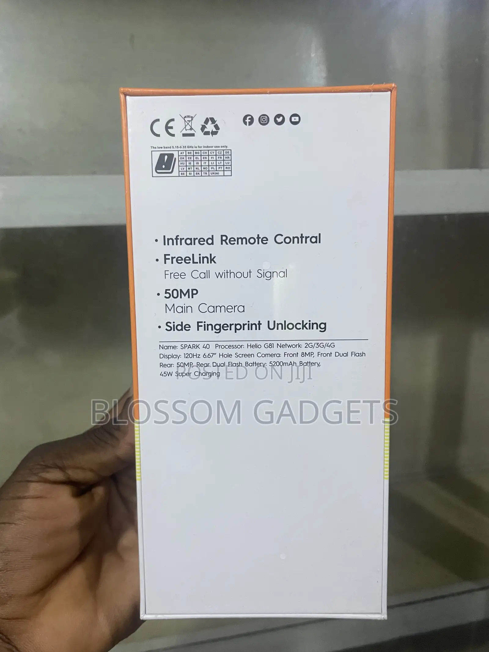 New Tecno Spark 40 256 GB Black