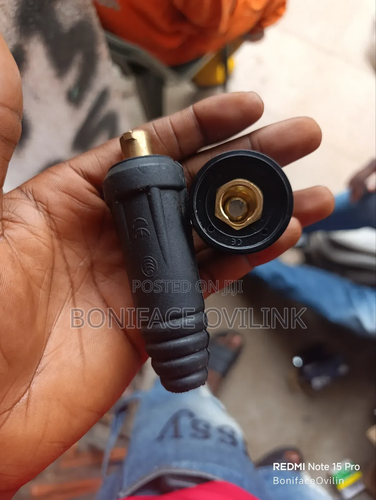 Dinse Type Welding Panel Socket and Male Cable Connector