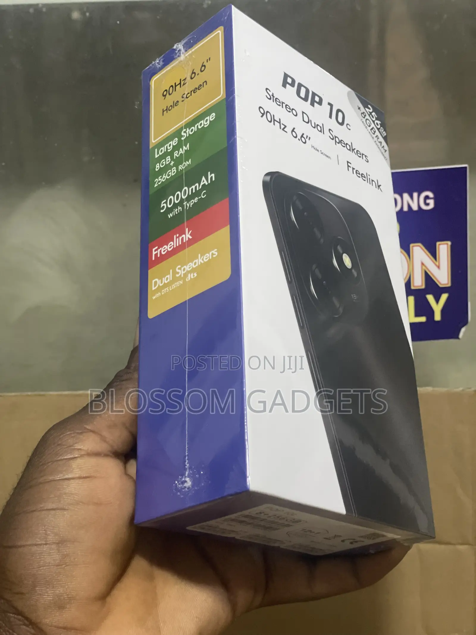 New Tecno Pop 10C 128 GB Black