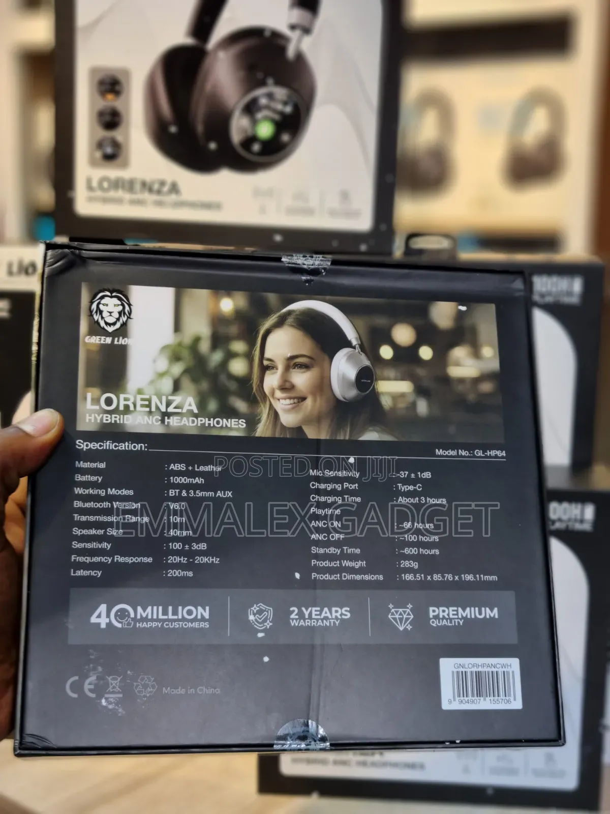 GEEEN LION LORENZE Hybrid Anc Headphone