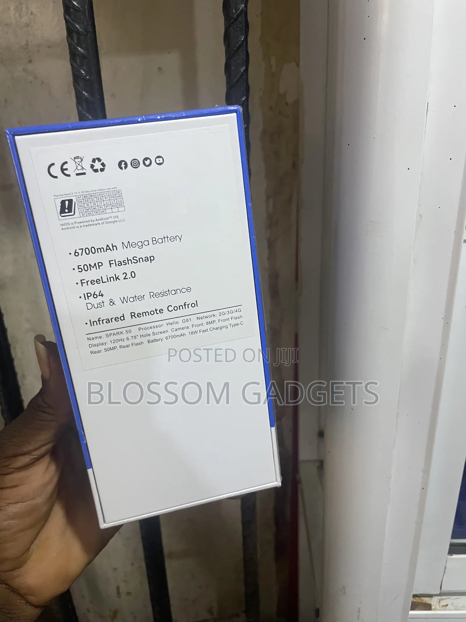 New Tecno Spark 50 128 GB Orange