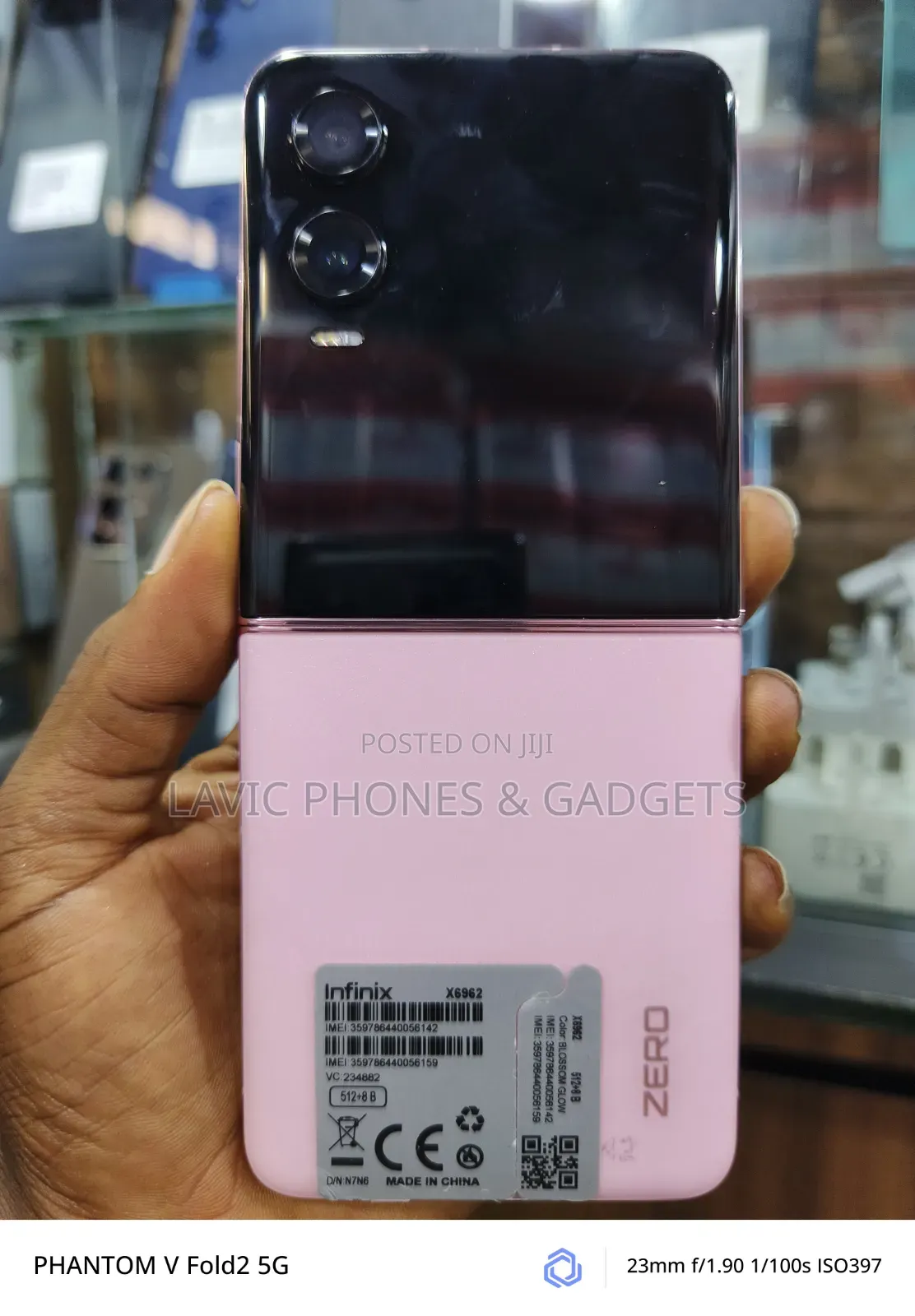 New Infinix Zero Flip 512 GB Pink