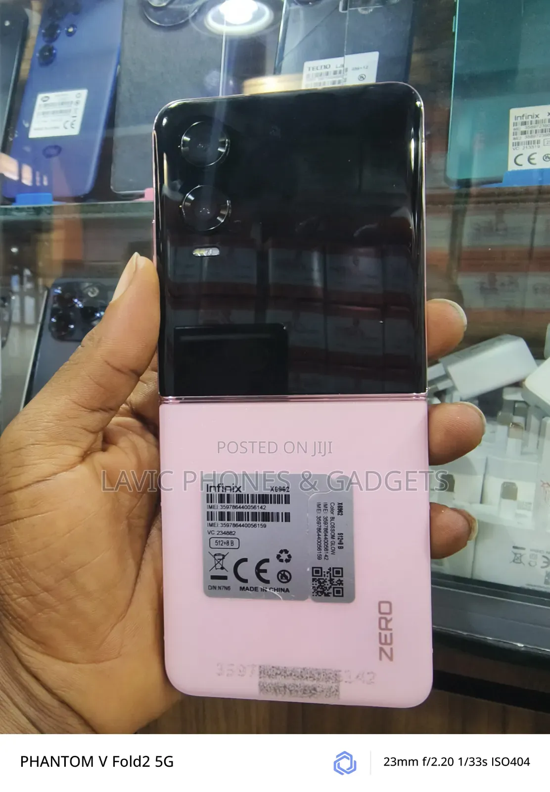 New Infinix Zero Flip 512 GB Pink