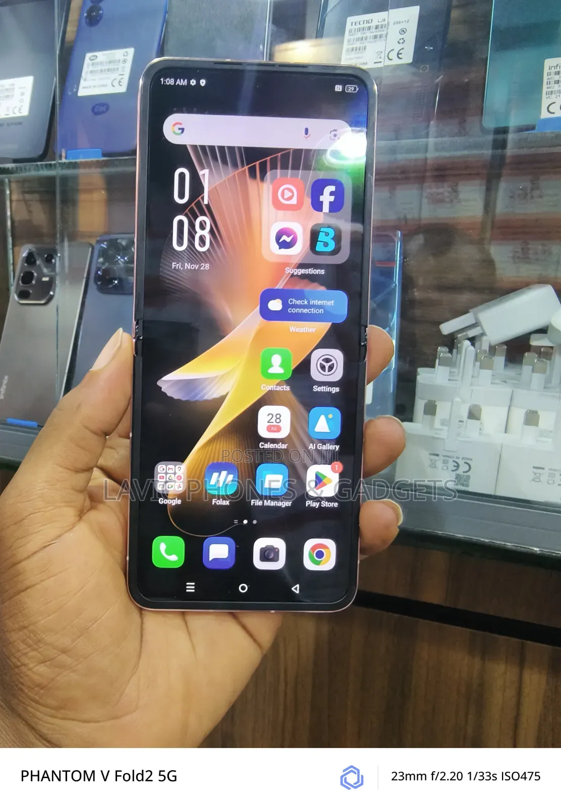 New Infinix Zero Flip 512 GB Pink