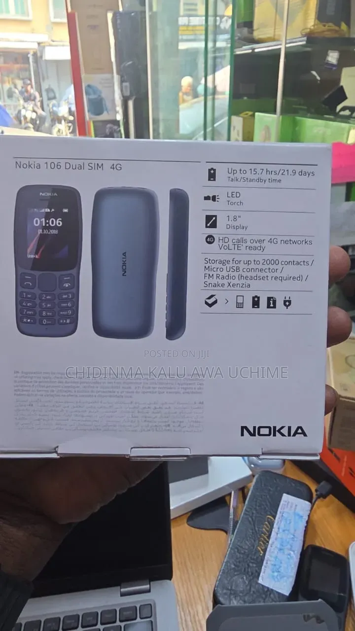 New Nokia 106 Black