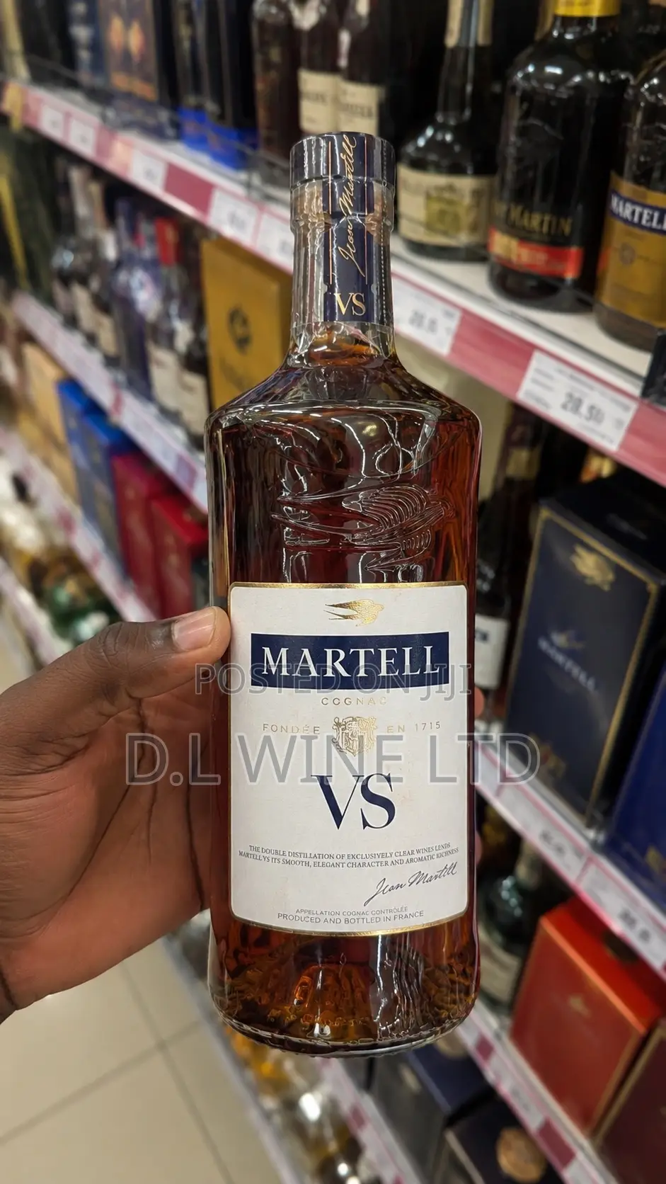 Martell VS Cartoon of 12 Bottles