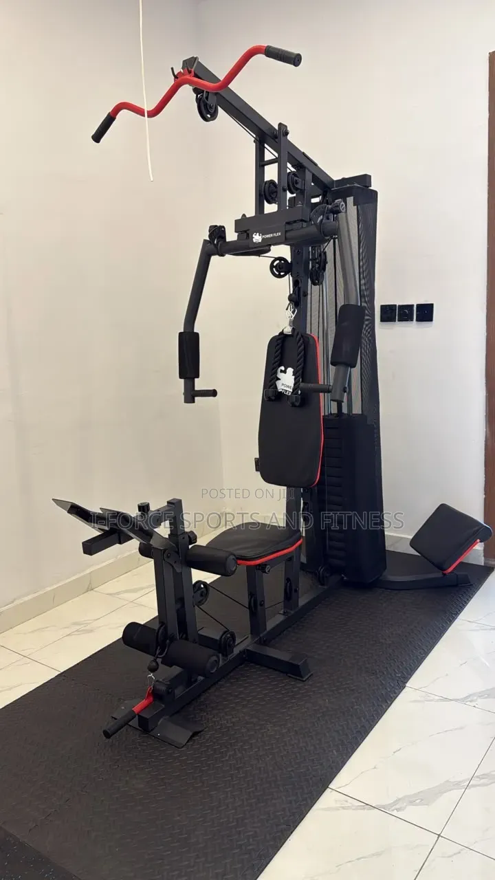 One Station Home Gym With Leg Press