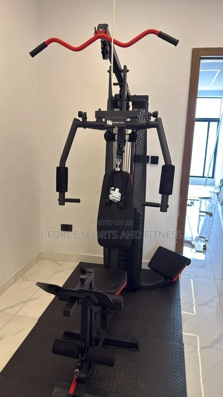 One Station Home Gym With Leg Press