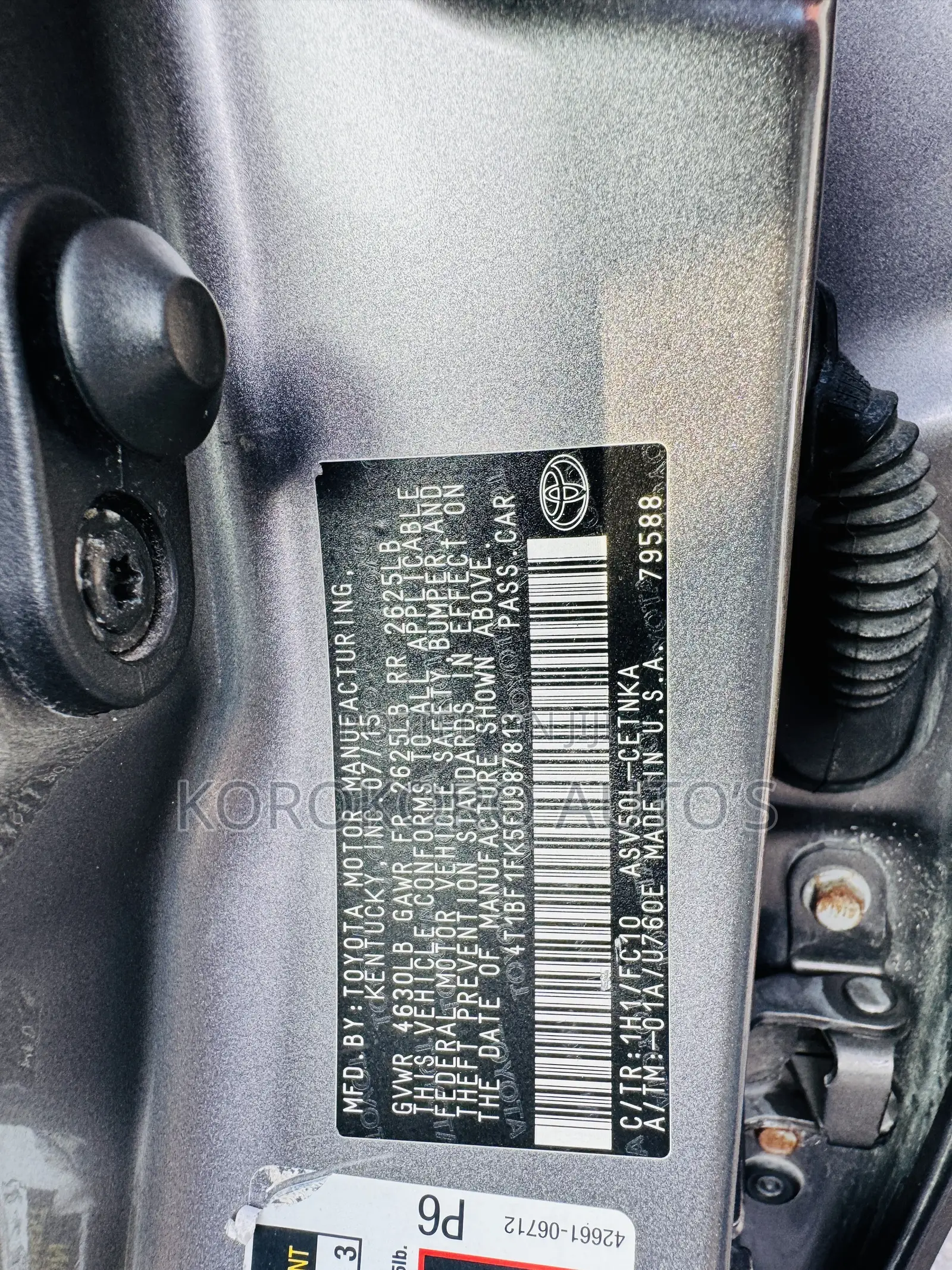 Toyota Camry LE 4dr Sedan (2.5L 4cyl 6A) 2016 Gray