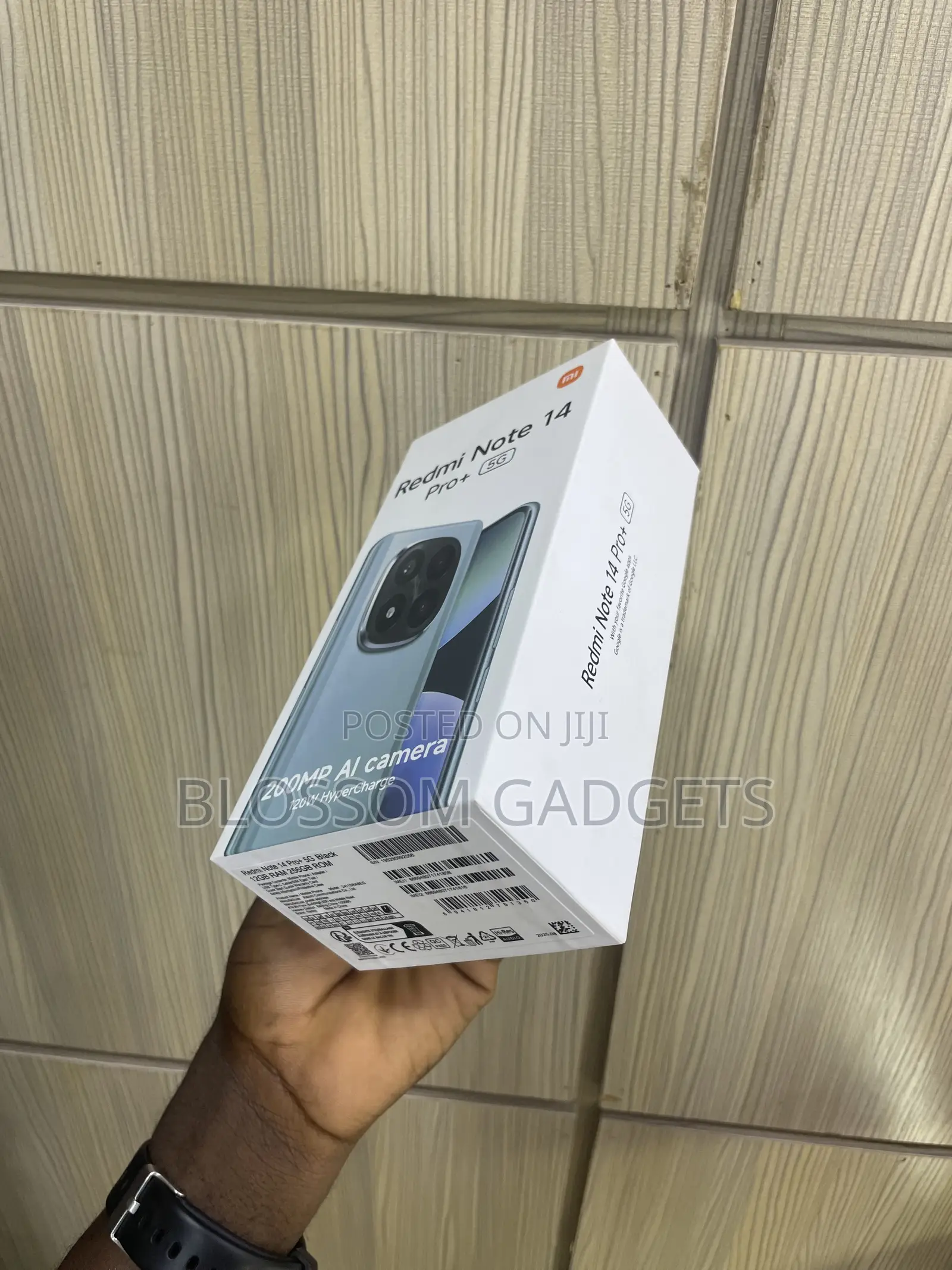 New Xiaomi Redmi Note 14 Pro+ 5G 256 GB Black