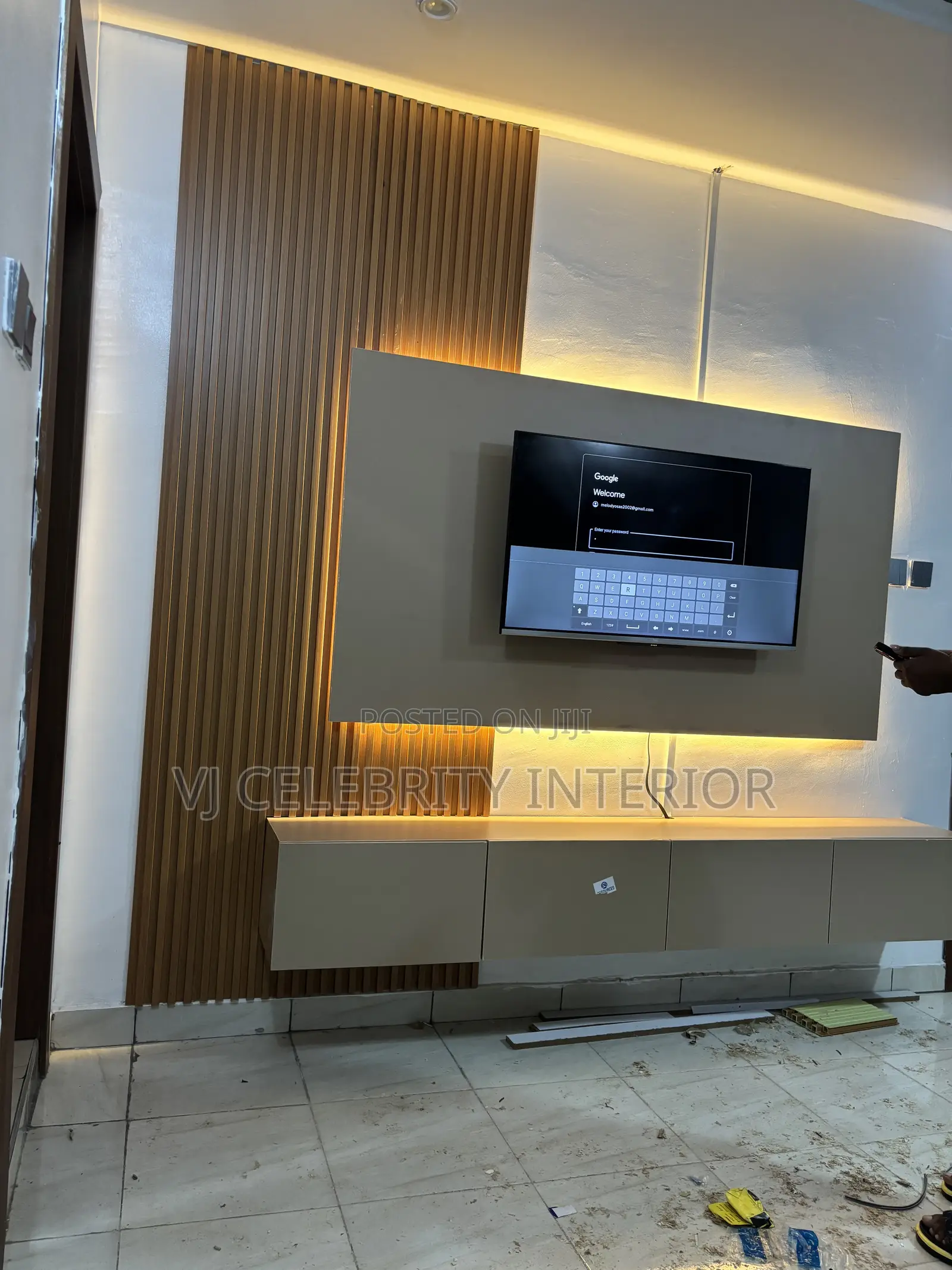 Brand New HDF Wall Cladding Console 7ft by 8ft