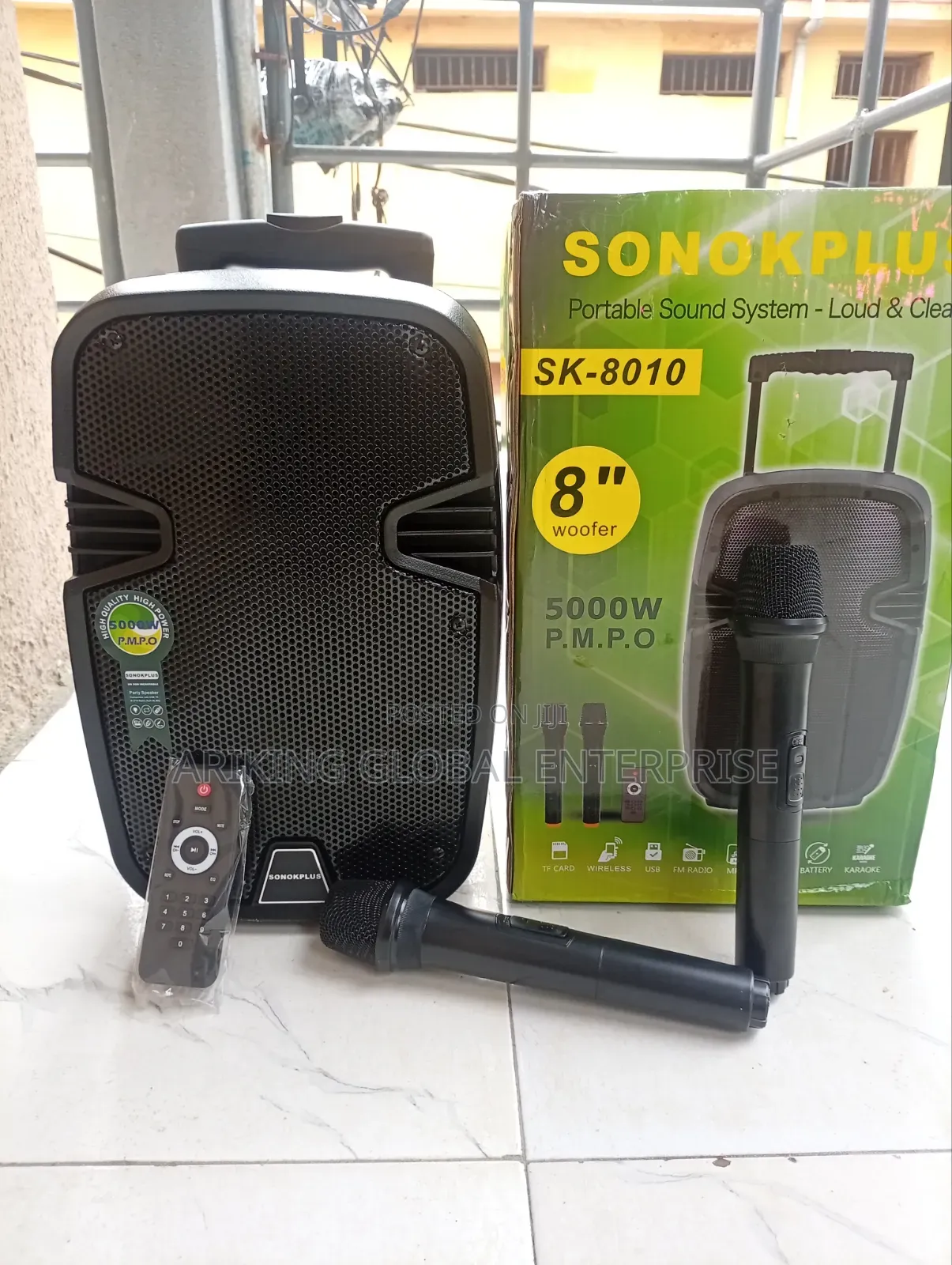 Rechargeable Party Speaker – SONOKPLUS SK-8010