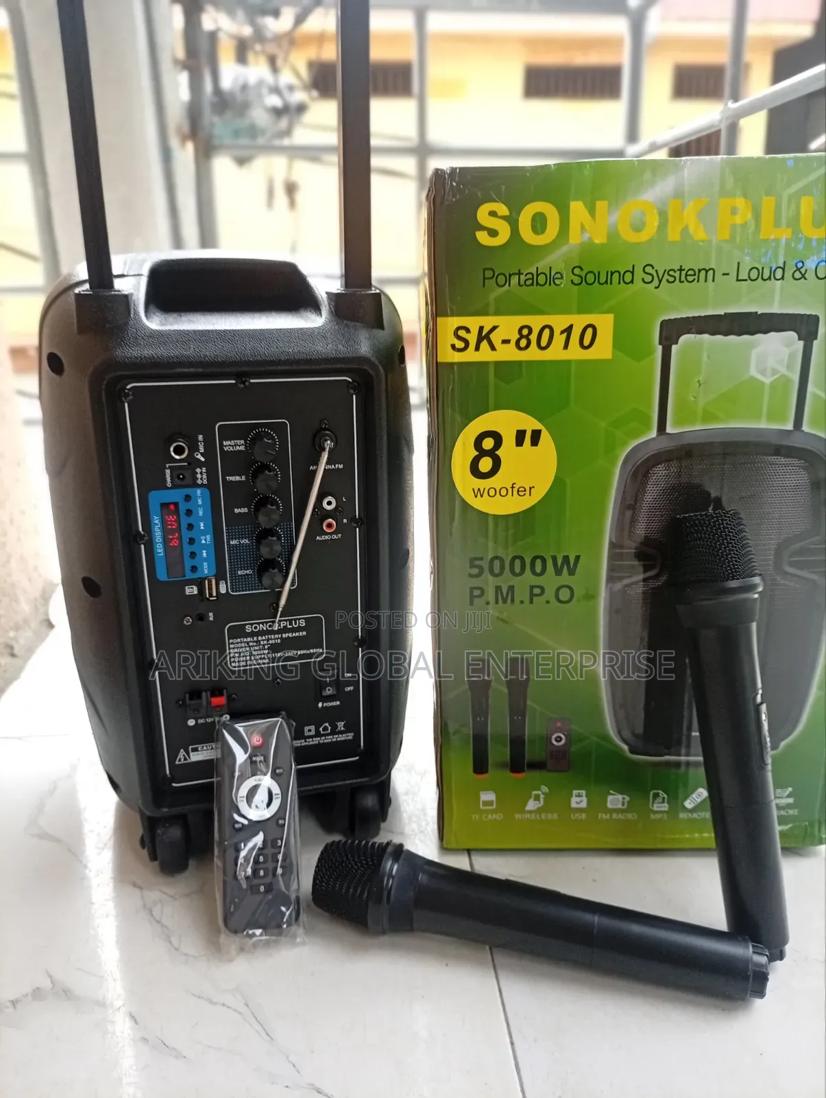 Rechargeable Party Speaker – SONOKPLUS SK-8010