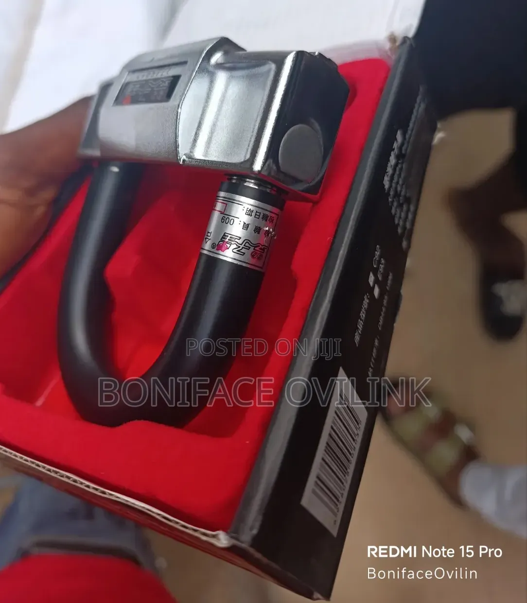 Heavy-Duty, Anti-Acid/Double-Key Disc Lock