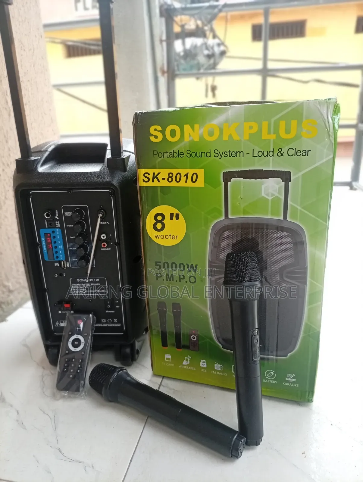 All-in-One Portable Sound System – Rechargeable Easy to Carry