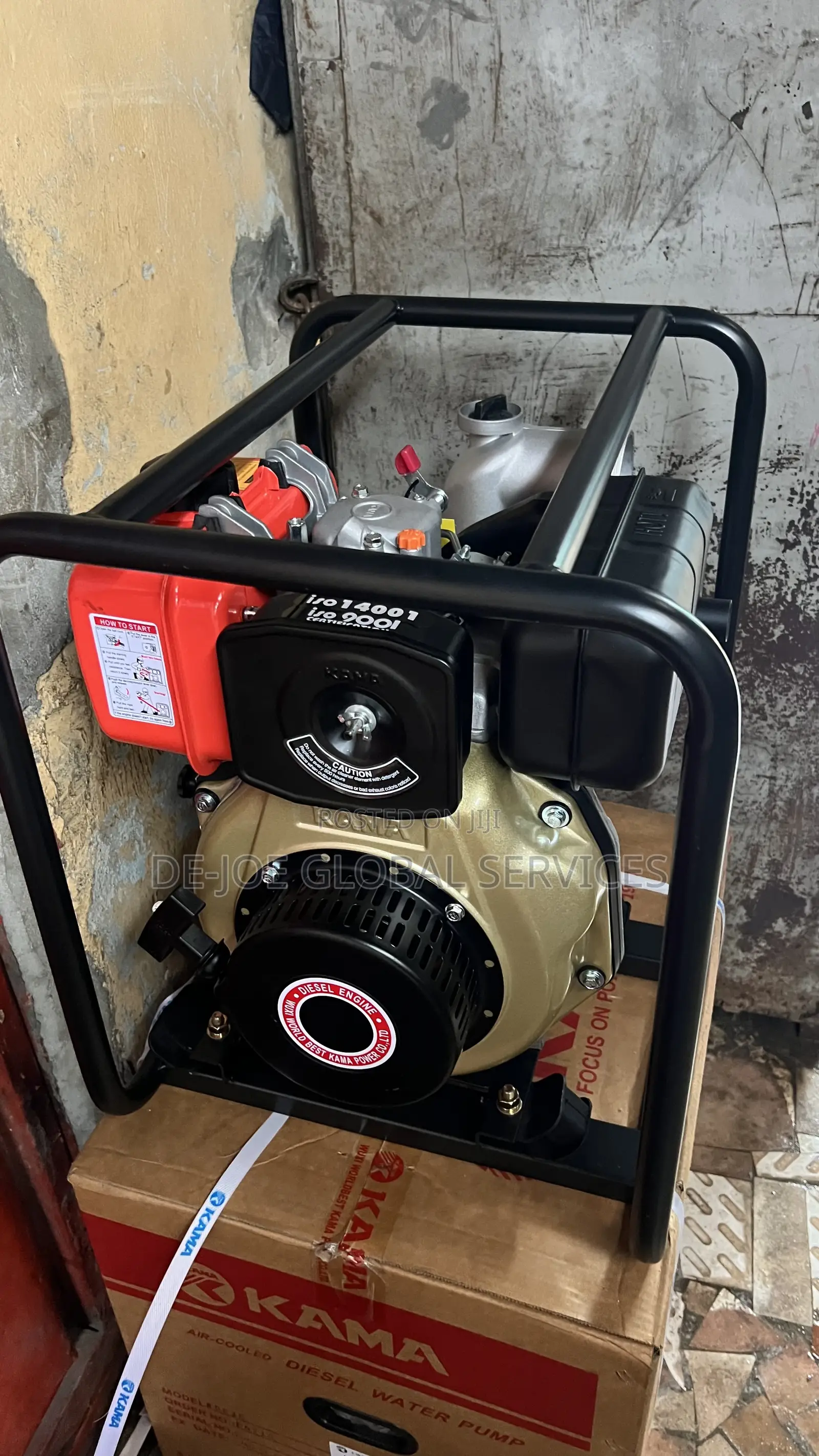 KAMA 3-Inch Air-Cooled Diesel Water Pump – Brand New
