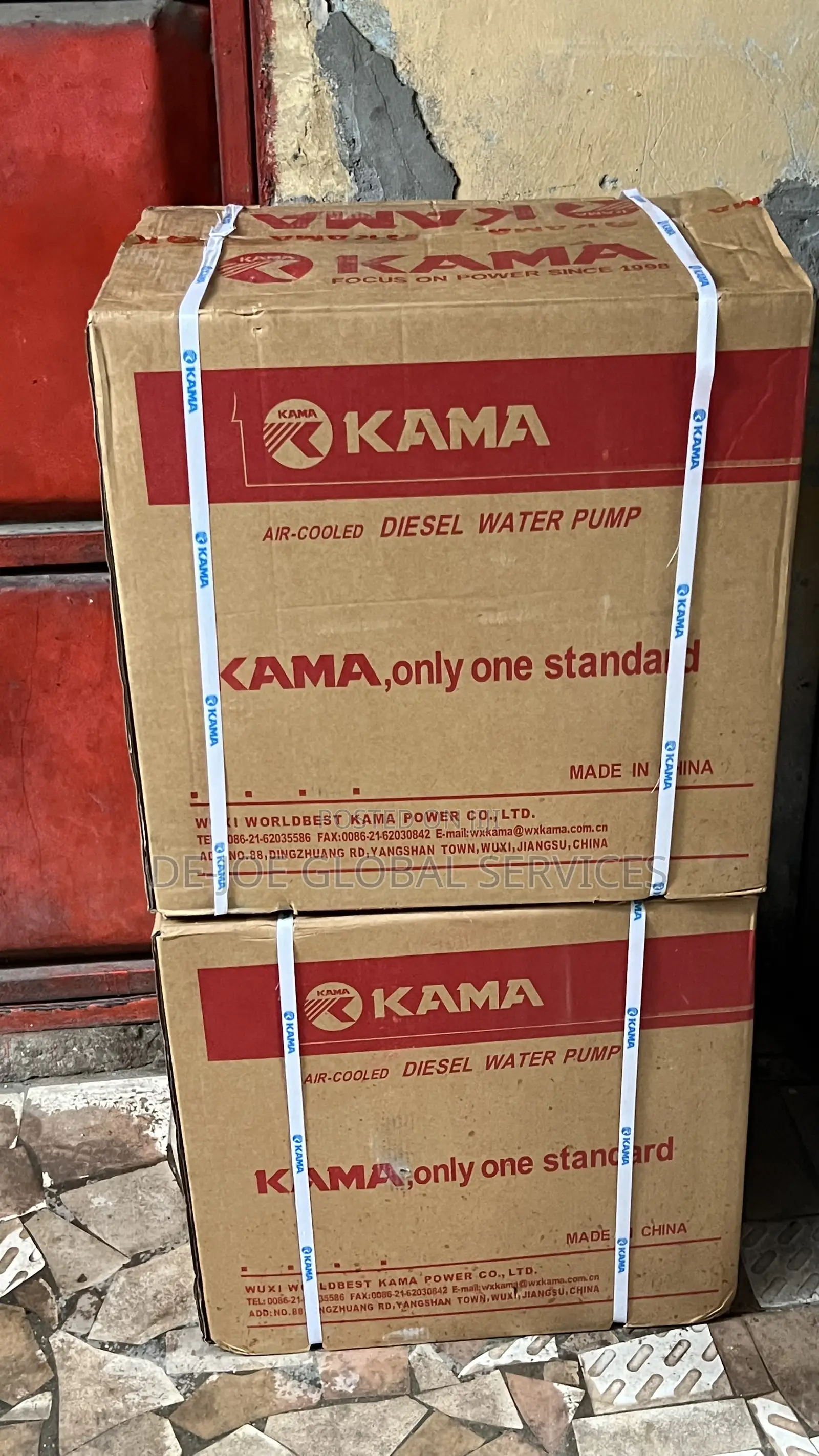 KAMA 3-Inch Air-Cooled Diesel Water Pump – Brand New