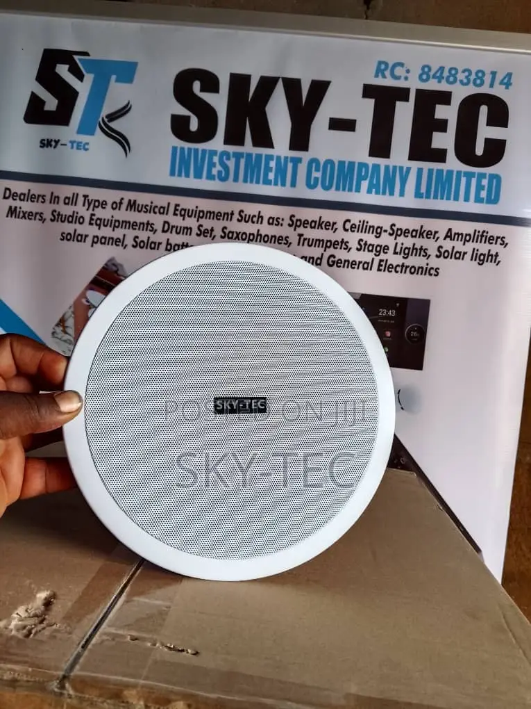 Sky-Tec 15watts Passive Ceiling Speaker 8inches Magnet