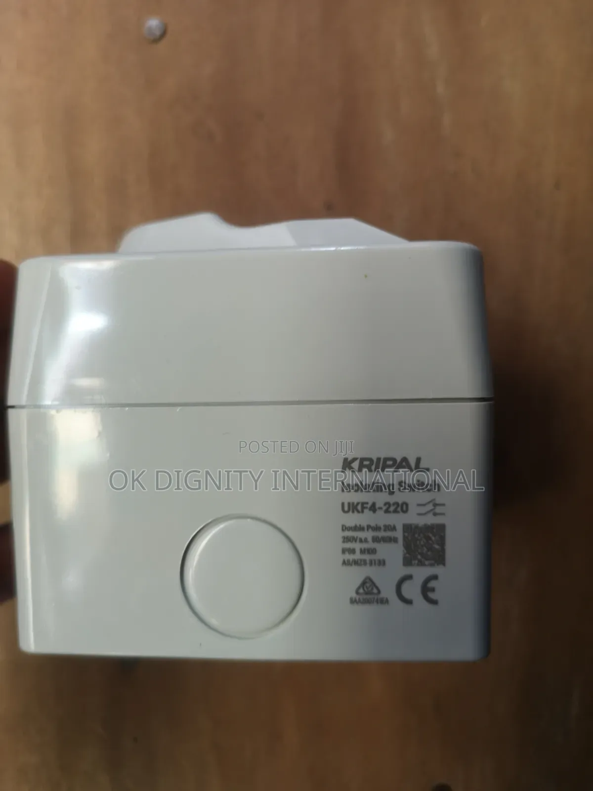 KRIPAL UKF4-220 Waterproof Isolating Switch 20A Double Pole IP66