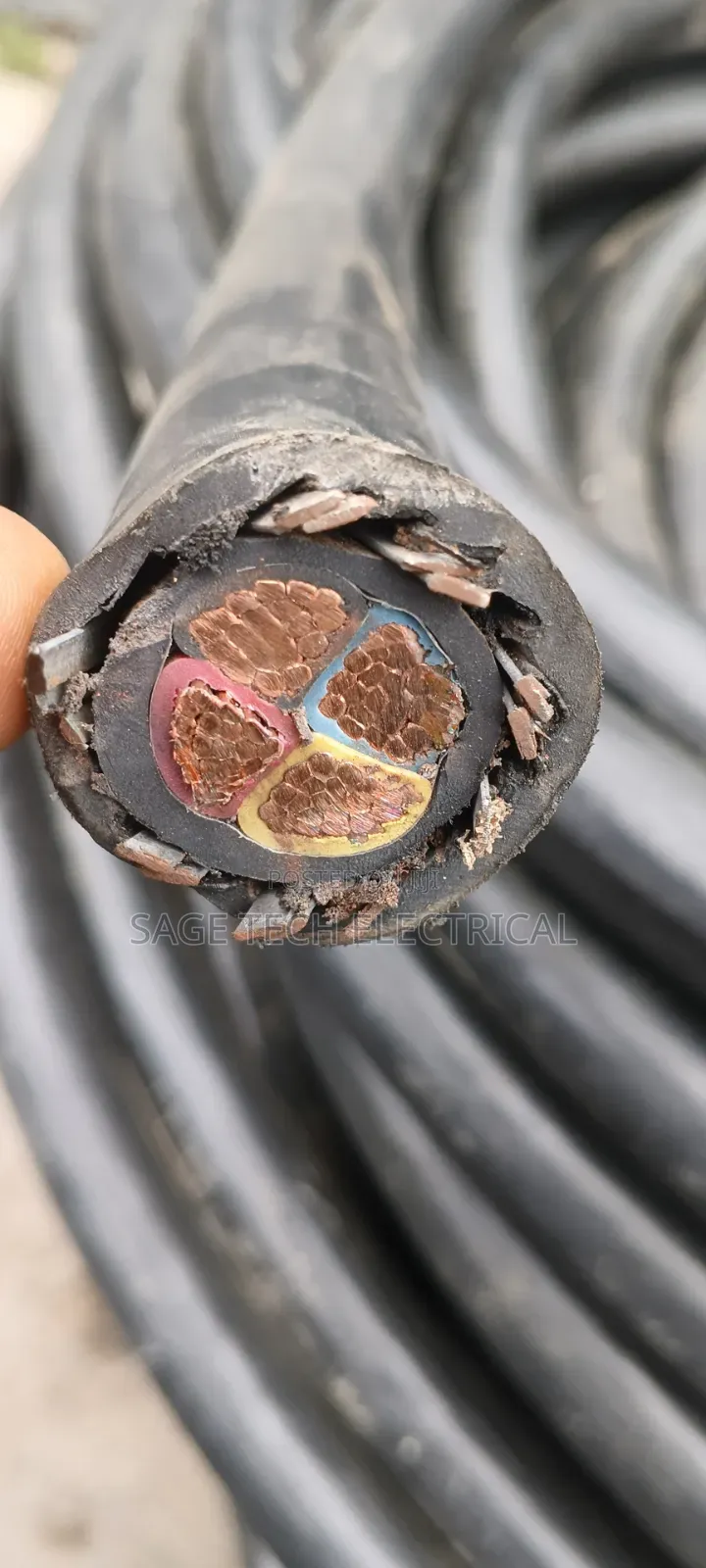 95mm 4core Kablmetal PVC/SWA/XLPE/PVC ARMOURED CABLE