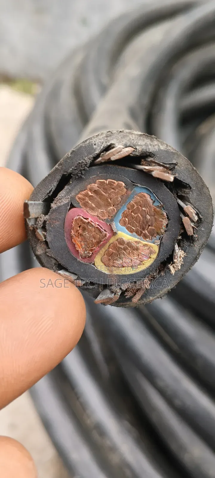 95mm 4core Kablmetal PVC/SWA/XLPE/PVC ARMOURED CABLE