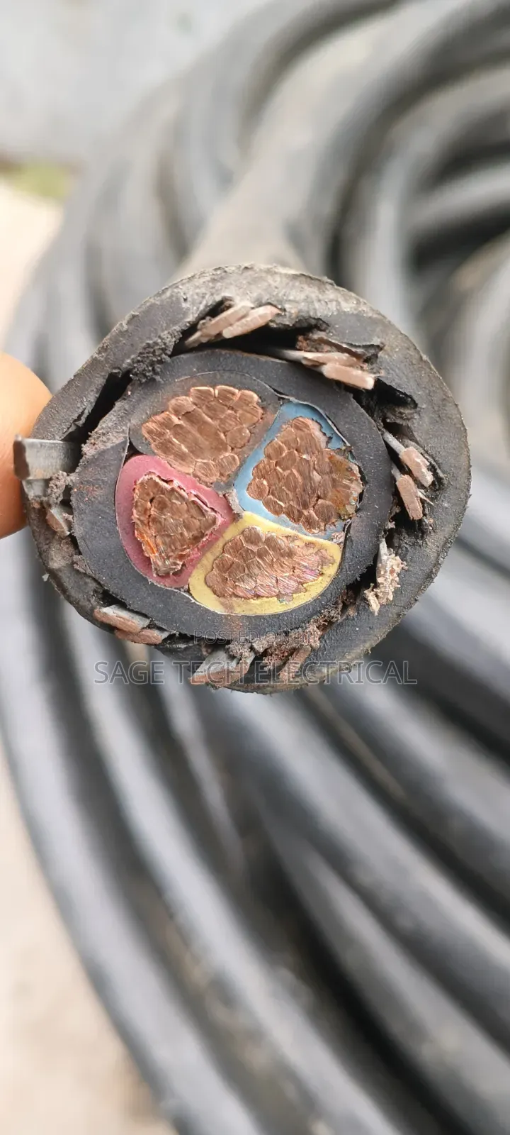 95mm 4core Kablmetal PVC/SWA/XLPE/PVC ARMOURED CABLE