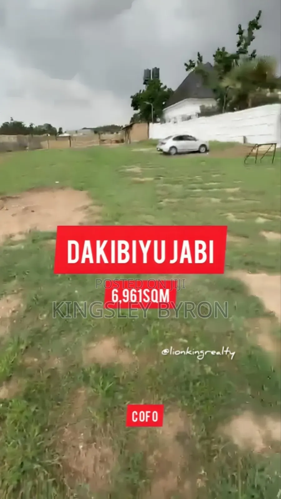Hot 6,961sqm Land at Jabi Tarred Road