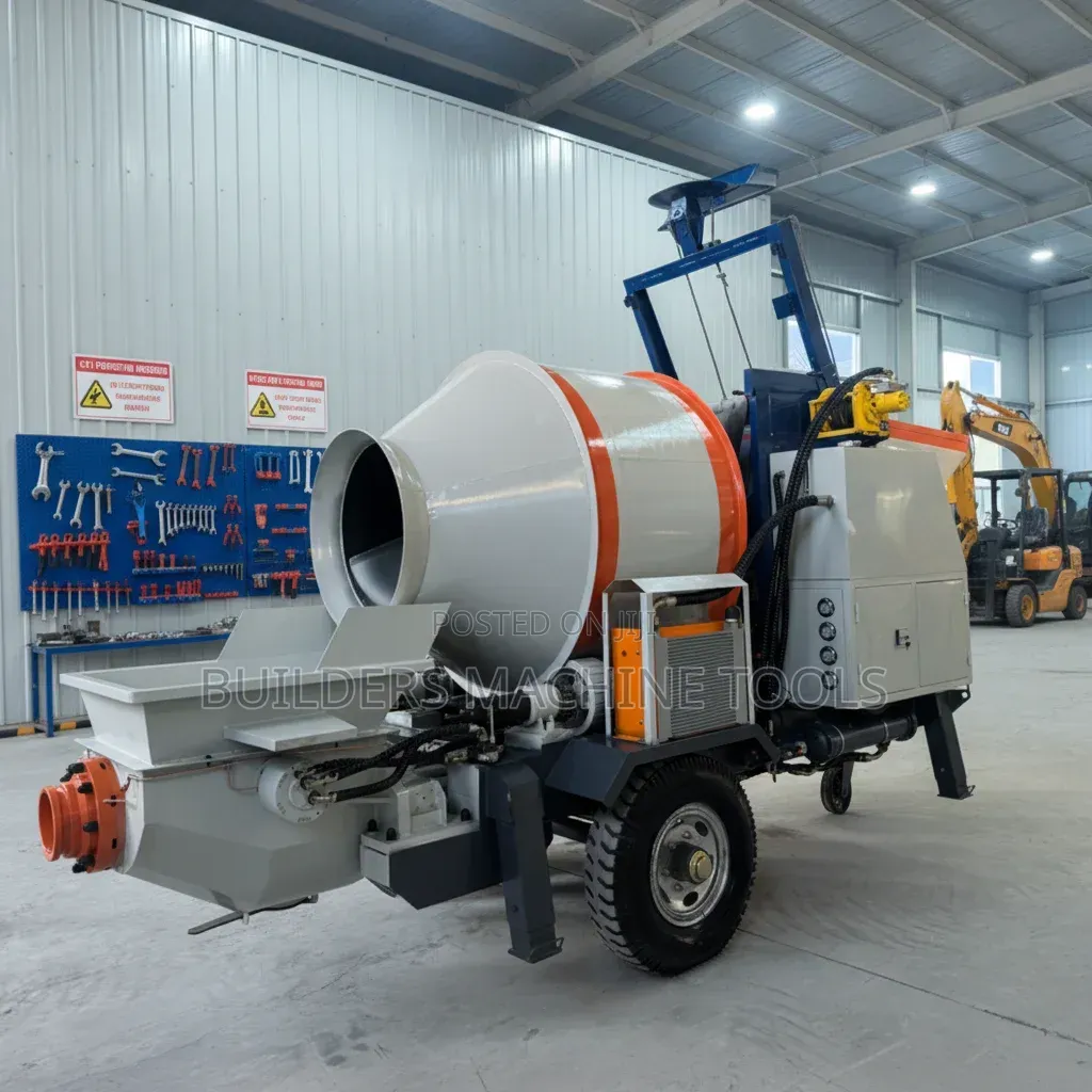 Concrete Pump With Mixer 50 Cubic