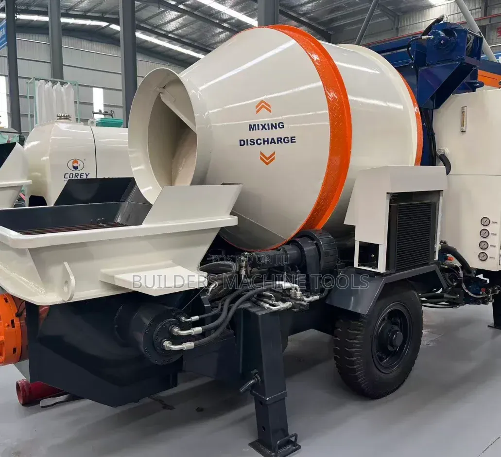 Concrete Pump With Mixer 50 Cubic