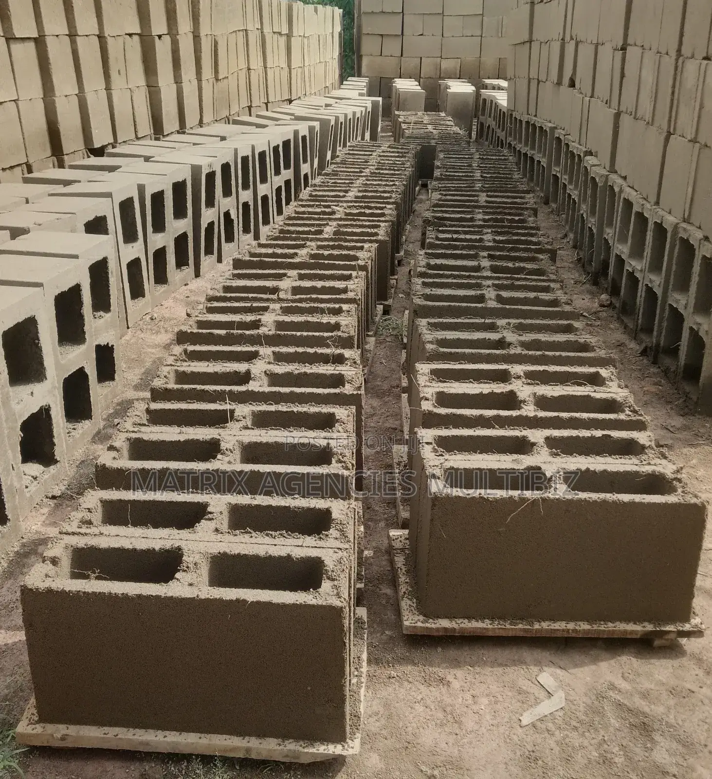 Well Mixed and Vibrated Concrete Block