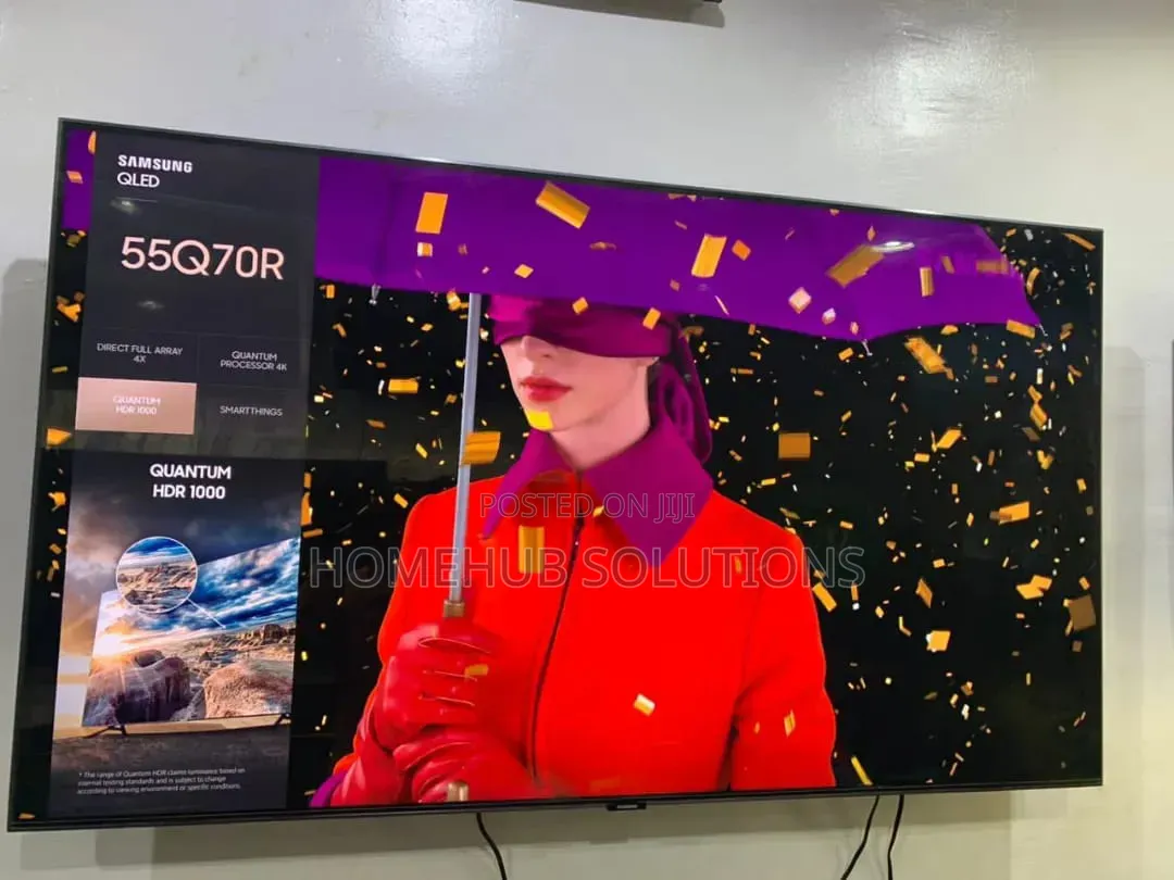 55 Inches Samsung Qled Smart TV With Remote