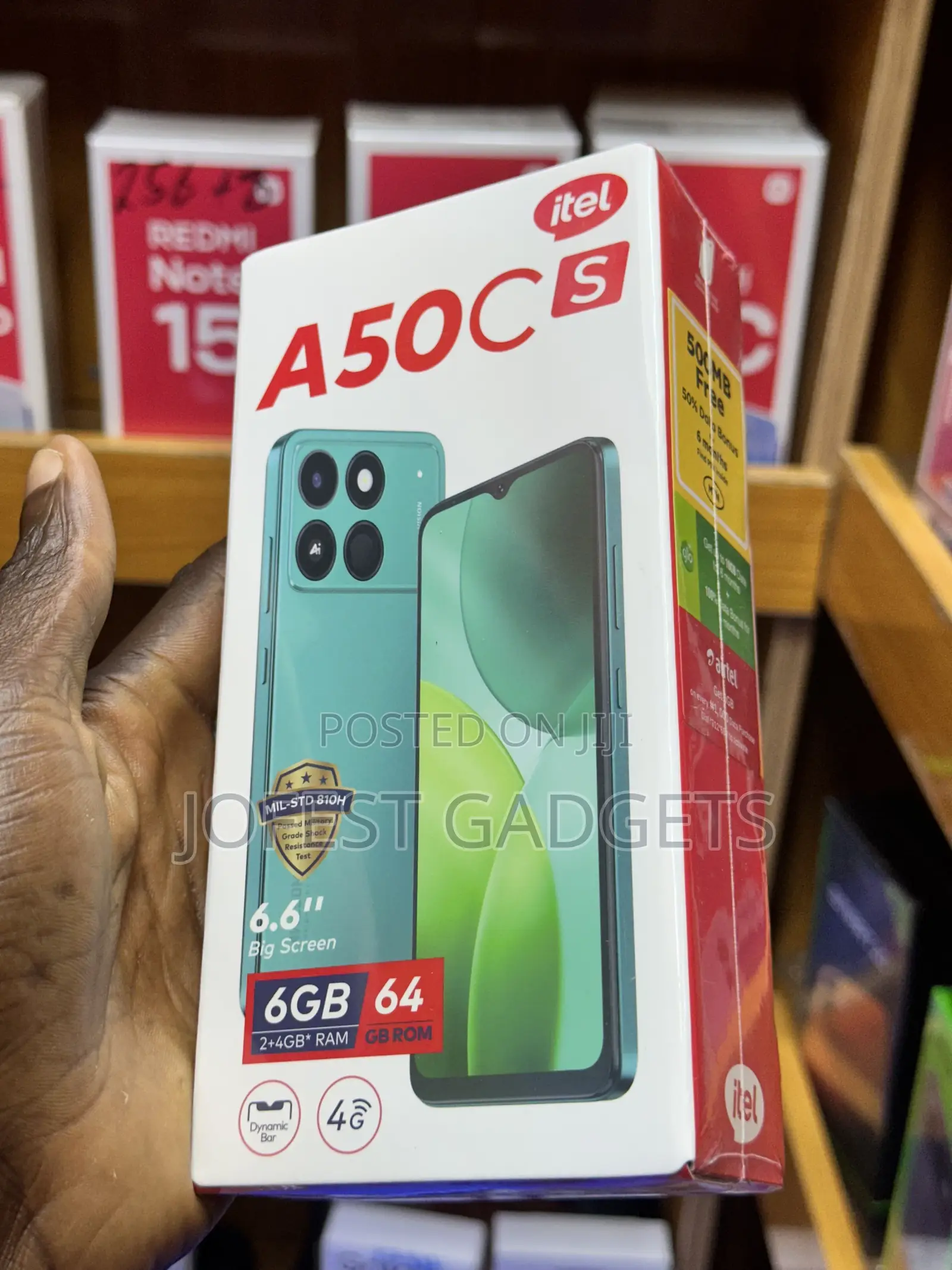 New Itel A50C 32 GB Black