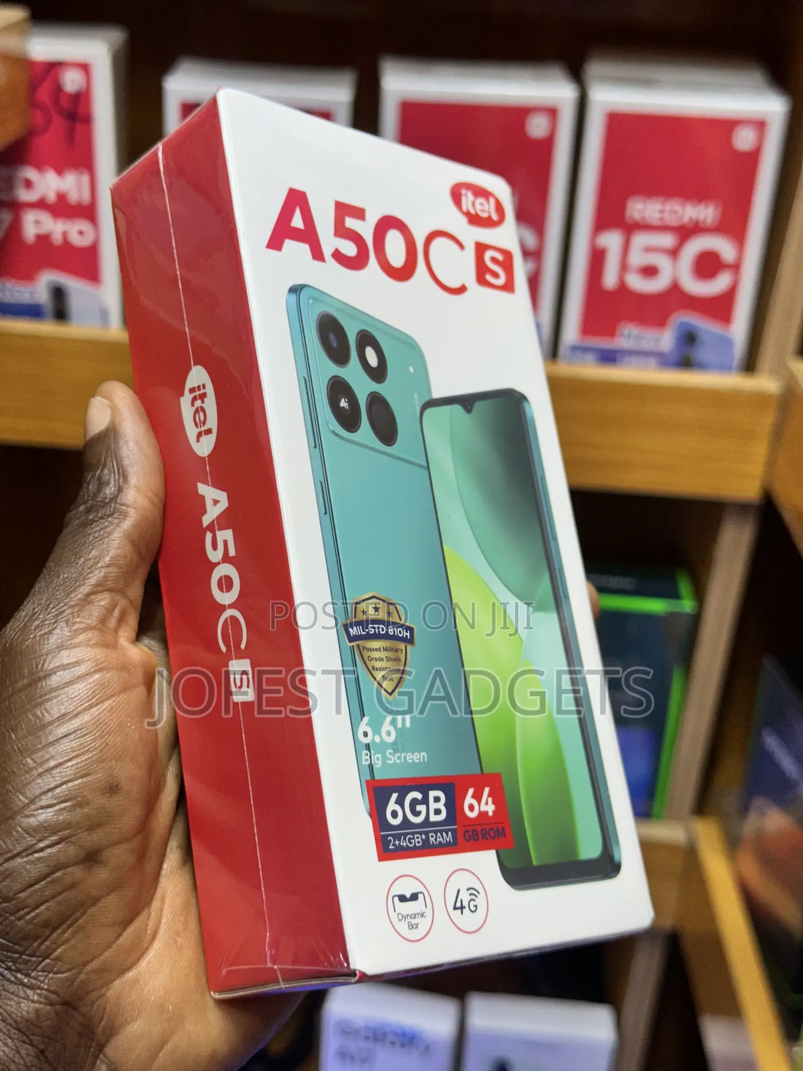 New Itel A50C 32 GB Black