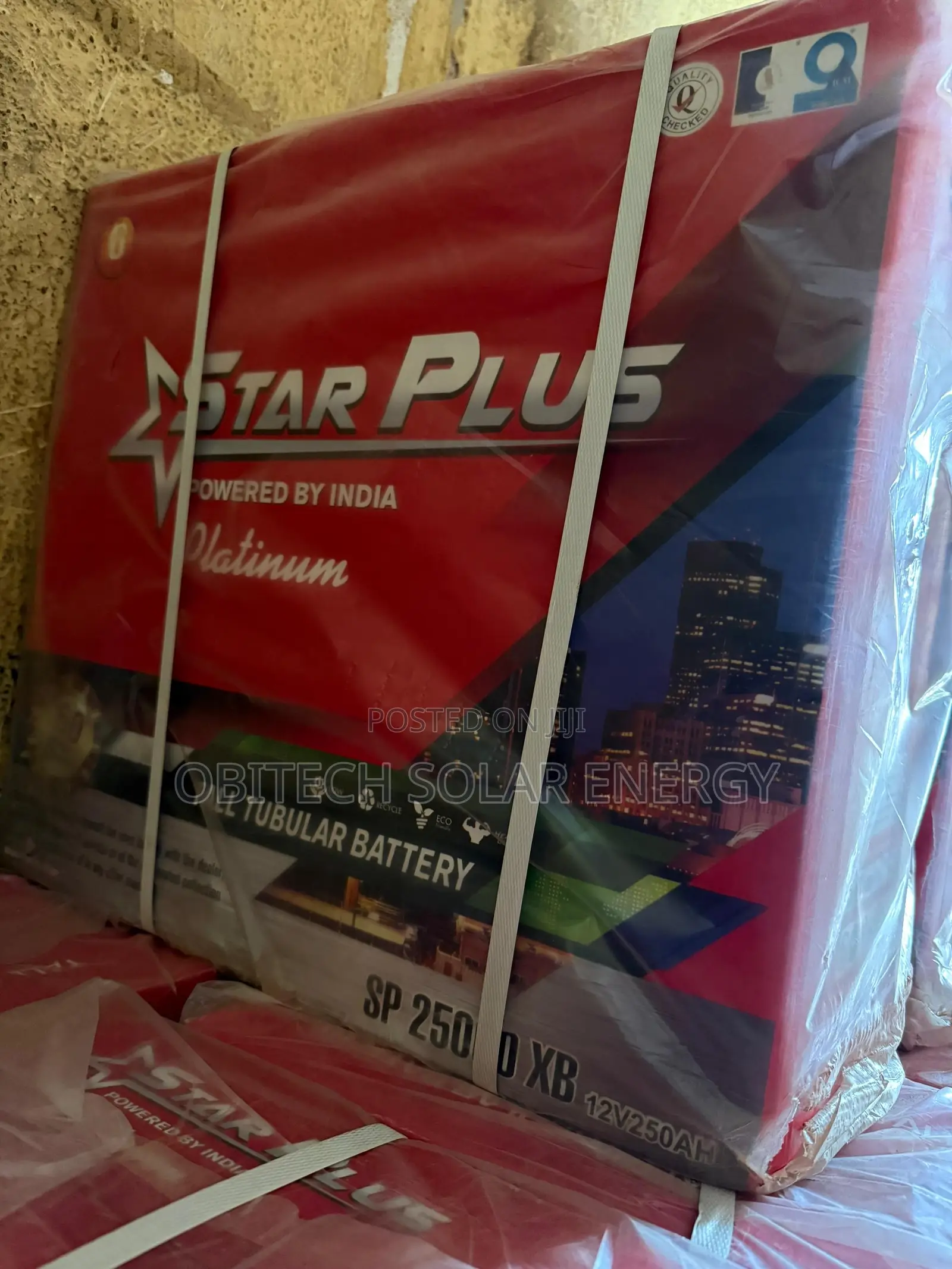 Star Plus 220ah 12v Tubular Battery – Excellent Condition