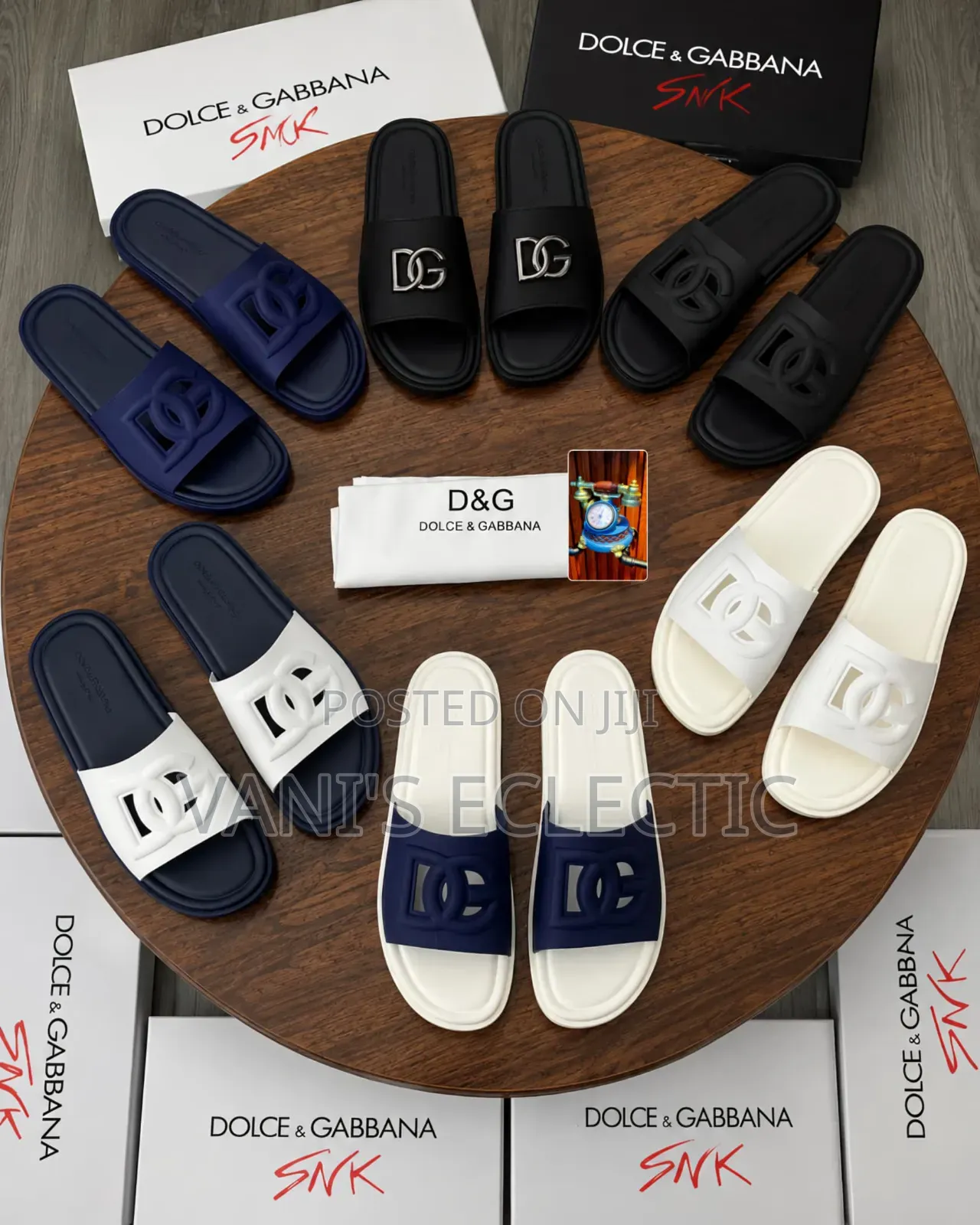 Dolce and Gabbana Beachwear Slippers