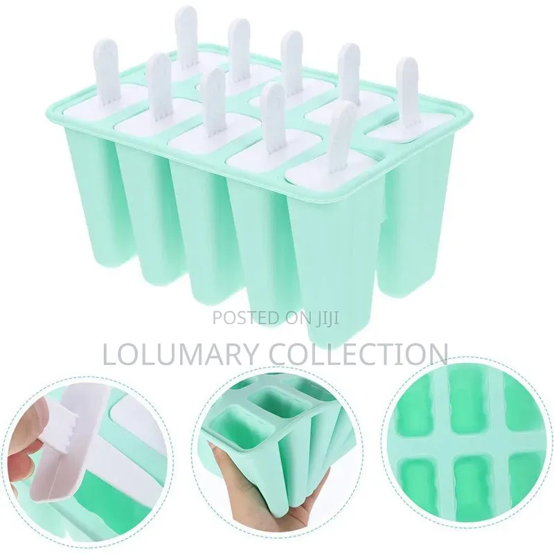 10 Hole Silicone Popsicle Mold