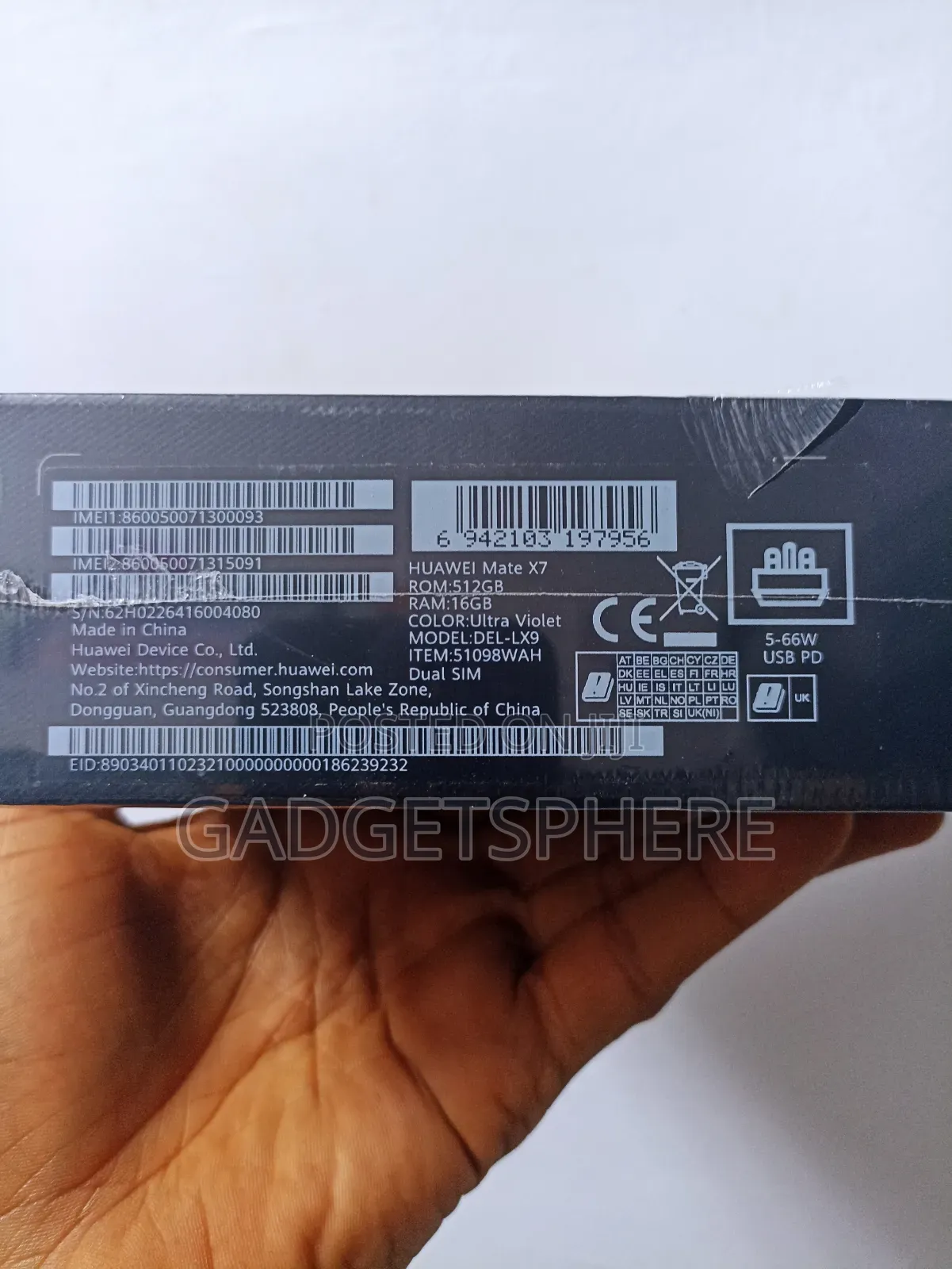New Huawei Mate X7 512 GB